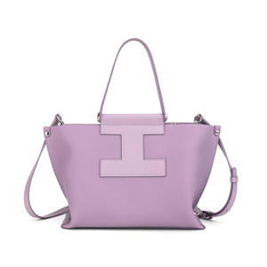 2026 Wholesale PU Leather Tote Bag for Women <b>Large</b> Capacity Waterproof Handbag, Custom Logo Solid Color Luxury with Two Straps - Product Image 5