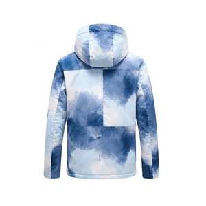 Combinaison de ski à capuche imprimée numériquement, respirante, légère, imperméable 10 000 mm, couleur et logo personnalisables, vente chaude - Product Image 6