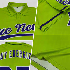 Polo de golf personnalisé en polyester et élasthanne pour hommes, respirant, pour l'entraînement de golf, vente en gros - Product Image 2