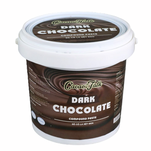 Chocolate Compuesto de Alta Calidad al por Mayor para Envío Global, HALAL OEM/ODM, Pasta Líquida de Chocolate Negro 1KG para Galletas y Bizcochos - Product Image 1