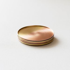 Luxury Engraved Metal Coasters Set For Whiskey Glass Wine Cups <b>Beer</b> Mugs And Cocktail Table Decoration - Product Image 1