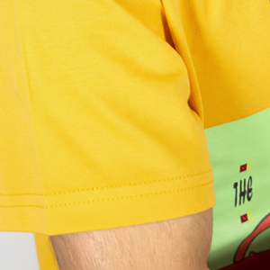 Conjuntos de camiseta y pantalón de verano para hombre, talla grande, térmicos, transpirables, de color sólido, 100% algodón, venta al por mayor. - Product Image 6