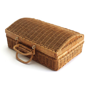 Maletas de diseño encantador para niños, precio competitivo, bolsas de viaje de mimbre, maleta tipo cesta. - Product Image 1