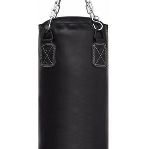 High Quality Heavy <b>Boxing</b> Punching Bags with PU PVC Leather Water & Sand Filling Black Custom Logo - Product Image 5