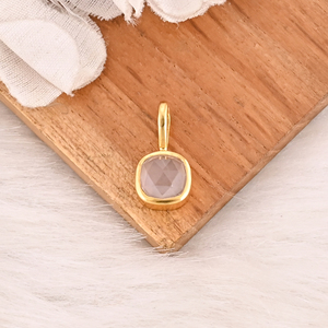 Natural Rose Quartz Gemstone 925 Sterling Silver Pendant Handmade Jewelry for Unisex - Product Image 2