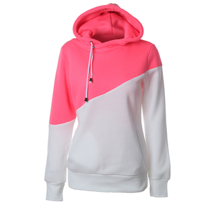 Sweat-shirt à capuche long personnalisé pour femme avec badge, 100 % coton, service OEM pour le fitness, le streetwear et les vêtements de sport ajustés - Product Image 3