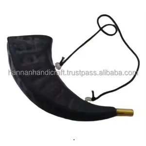 Shofar en corne de bélier polie naturelle, casher, taille personnalisée, matériau organique, pour usages religieux, décoration nautique et intérieure - Product Image 2