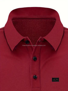 Camiseta de polo de golf para hombre de alta calidad hecha a medida con logotipo de secado rápido con cuello en V polos de algodón blanco, polos para hombre - Product Image 5