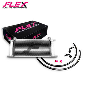 Enfriador de aceite FLEX de 16 capas con kit de tuberías (solo panel) para modelo universal Oil Gear - Product Image 1