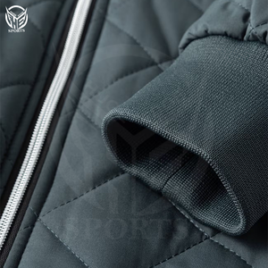 Chaqueta de Invierno Acolchada Personalizada 100% Poliéster con Capucha, Cierre de Cremallera, Tela Brillante de Secado Rápido, Resistente al Viento, Servicio OEM para Hombre - Product Image 6