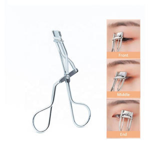 High Quality Custom Logo & <b>Color</b> Mini Stainless Steel Eyelash Curler with <b>Laser</b> <b>Printing</b> Disposable Private Label Packaging - Product Image 3