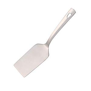 Spatule de cuisine plate en acier inoxydable avec lame large et solide et manche long, spatule de cuisson robuste pour faire frire et retourner - Product Image 1