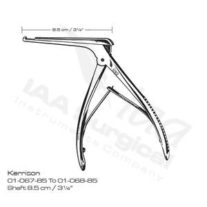 Pinzas Ferris Smith Kerrison de 18 cm de Alta Calidad con Certificación CE, Acero Inoxidable, Instrumento Médico de Neurocirugía para Uso Hospitalario - Product Image 5