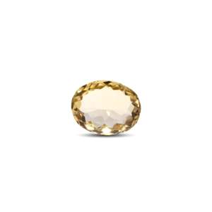 Premium 5.4 Ct Golden Citrine Oval Cabochon Loose Gemstone for Fine Jewelry - Product Image 1