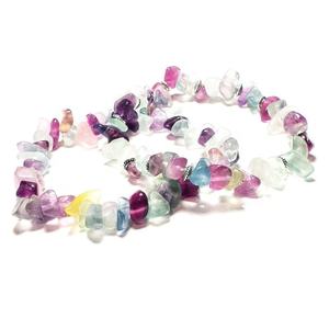 Chip <b>Bracelet</b> Natural Fluorite Chip <b>Bracelet</b> <b>Crystal</b> Stone <b>Crystal</b> Crafts <b>Bracelet</b> Gemstone Women Colorful Natural <b>Crystal</b> - Product Image 5