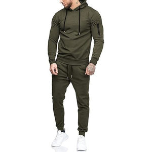 Conjunto Deportivo de Invierno para Hombre 2026, Sudadera con Capucha y Pantalones Deportivos, 2 Piezas, Transpirable, 100% Felpa, Unisex - Product Image 2