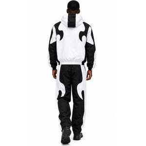 Custom Streetwear Manufacturer Nylon Tracksuit <b>Men</b> Windbreaker <b>Jacket</b> High Quality Sweat <b>Suits</b> Unisex Embroidered logo Tracksuit - Product Image 4