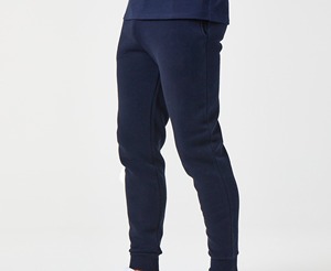 Ensemble de survêtement pour homme en coton et polyester avec logo personnalisé, sweat à capuche zippé à manches longues et pantalon, séchage rapide, respirant - Product Image 5