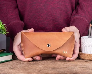 New Genuine Leather Classic Handmade <b>Glasses</b> Cover Luxury Eyewear <b>Case</b> Water Resistant Lightweight Sunglasses Pouch LGC-0130 - Product Image 2
