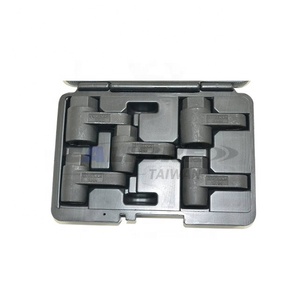 TAIWAN CALIBRE 5pc 1/2 "Dr X 6PT X 14-24mm Jeu de douilles de retrait de capteur d'oxygène pour Lambda, outil capteur d'oxygène - Product Image 1
