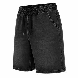 Pantalones Cortos Bermuda Casuales de Color Sólido para Hombre, Cintura Media, Cordón Ajustable, Tejido de Lona, Transpirables, Ecológicos, de Secado Rápido, MOQ Bajo - Product Image 3