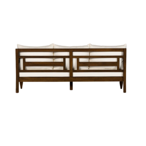 Luxury Solid Teak <b>Sofa</b> Upholstered Cushion Wooden Lounge <b>Sofa</b> Hotel Villa Furniture - Product Image 5