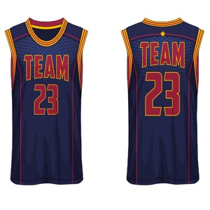 Maillot de basket-ball respirant léger et à séchage rapide de haute qualité avec impression par sublimation pour uniformes d'équipe - Product Image 1