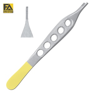 Pince Adson Brown légère, instrument chirurgical manuel, 3x4 dents, acier inoxydable, certifiée CE, classe I, pour opérations chirurgicales - Product Image 3