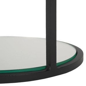 Table d'appoint au profil fin avec plateau rond surélevé, structure à double support et base stable, espace idéal pour les bars - Product Image 3