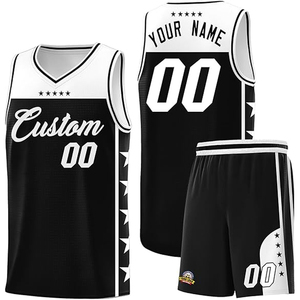 ชุดเสื้อบาสเก็ตบอลแบบกำหนดเอง ชื่อทีม เบอร์ โลโก้ วิทยาลัย มหาวิทยาลัย ชมรม กีฬา ชุดออกกำลังกาย ชุดฝึกซ้อม โพลีเอสเตอร์ 100% - Product Image 1