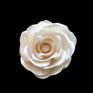 Flores de Madera Sola VADEE VDXXX-037, Hechas a Mano, Rosa Nana, Flores de Madera Sola de 8-8.5 CM, Varilla de Fibra Vegetal de Sesbania, Aromaterapia - Product Image 3