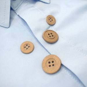 Meilleures ventes, boutons plats en balle de riz écologiques à 4 trous, 18 mm, ronds, tendance, pour vêtements, chemises, chemisiers - Product Image 1