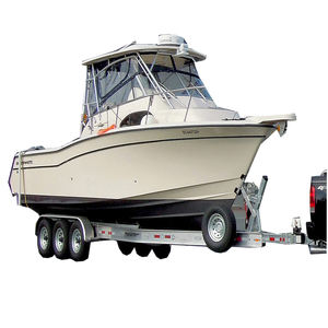 Remolques para barcos de tres ejes de la <span class=keywords><strong>serie</strong></span> Pontoon, fabricados en China, colores asequibles y personalizables y tuberías galvanizadas en baño caliente. - Product Image 5