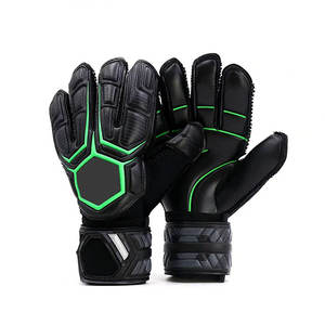 Gants de gardien de but professionnels de haute qualité, style vintage, en PU et latex, cuir lisse et durable, respirants, séchage rapide, pour l'extérieur - Product Image 1