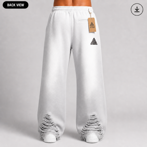 OEM Heavyweight Canvas 420GSM Custom Washed Men's Casual Jogger Pants 100% Cotton Eco-Friendly Breathable Quick Dry - Product Image 3