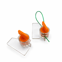 Sceau de compteur YSD transparent avec noyau coloré, numéro de série et fil d'acier pour compteurs électriques, d'eau et de gaz