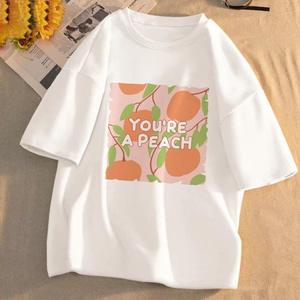 Camisetas de algodón con estampado gráfico oversize para mujer, estilo Trick, cuello redondo, en varios colores, para mujer y niña, ¡nuevas en stock! - Product Image 5