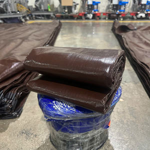 Bâche en PE marron très résistante, haute durabilité et grande capacité, imperméable, couleur et taille personnalisées - Product Image 1