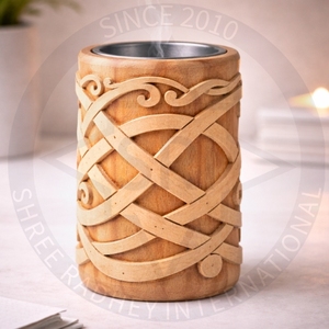 Quemador de Incienso de Madera de Teca Tallado a Mano, Estilo Indio, para Aromaterapia, Meditación y Decoración del Hogar - Product Image 6