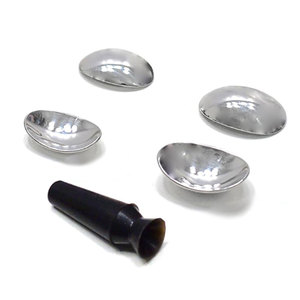 แผ่นปิดตาสแตนเลสสำหรับต่อขนตาและทำทรีทเมนท์เสริมความงาม - Product Image 1