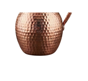 Pichet à eau martelé sur mesure, finition brillante, en cuivre poli, vente en gros, pichet en cuivre classique à prix réduit - Product Image 5