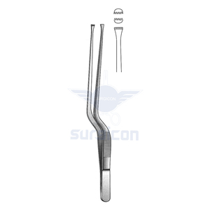 Pinzas para Tejidos de 16 cm / 6-1/4 Pulgadas, Instrumento Quirúrgico de Acero Inoxidable para Sujetar Tejidos en Cirugía General y Plástica - Product Image 1