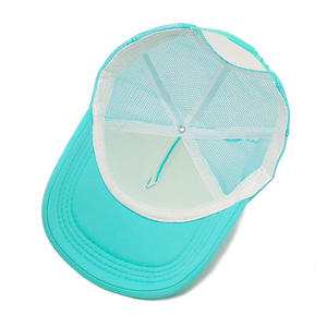 Custom Private Label OEM Trucker Hats 5-Panel Unisex Adult Breathable Mesh Cap All-Season Casual - Product Image 3