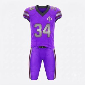 Conjunto de Jersey de Fútbol Americano para Hombre, Todas las Temporadas, Cuello en V, Impresión por Transferencia de Calor, Material 100% Poliéster, Cómodo, RIVIAN ATLANTIC - Product Image 2