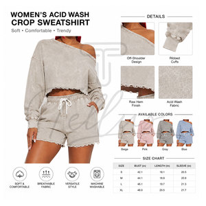 2024 Hot Sale Custom logo Sportswear Short Sweat Suit Women 2 Piece Shorts <b>Sets</b> for Women Jogger Jumper Women <b>Sets</b> - Product Image 6