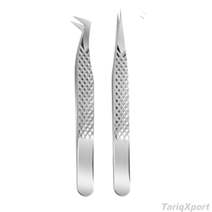 Juego de Pinzas para Pestañas Profesionales en Oro Rosa, Acero Inoxidable de Precisión, Punta Suave, Logotipo Personalizado para Extensión de Pestañas, Herramientas de Belleza - Product Image 2