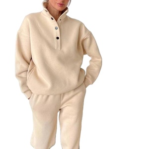 ชุดเสื้อผ้าแฟชั่น2ชิ้นสำหรับผู้หญิงชุดเซต2ชิ้นมีฮู้ดโอเวอร์ไซส์กางเกงวอร์มเอวยางยืดมีฮู้ดสั่งได้2026 - Product Image 4