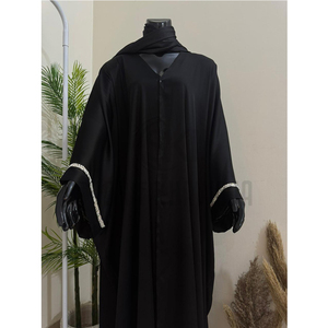 Abaya pour femmes de haute qualité, design élégant, longue et décontractée, grande taille, manches longues, vente en gros, OEM, ODM, personnalisable - Product Image 2