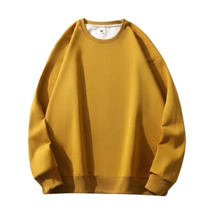 Sudadera Personalizada para Hombre, 320G, Felpa de Algodón, Cuello Redondo, Talla Grande, Color Sólido, Antiencogimiento, Casual, Primavera, Manga Larga, Estilo Urbano - Product Image 5