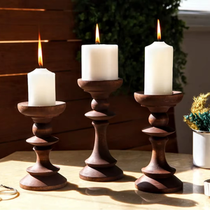 Support de bougie religieux en forme de diamant, écologique, pour hôtel, restaurant, décoration, Noël et utilisations multiples - Product Image 2